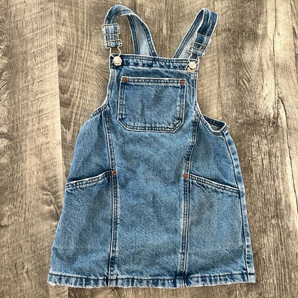 Zara Kids Blue Denim Dress
